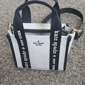 Kate Spade Black and White Mini Bag